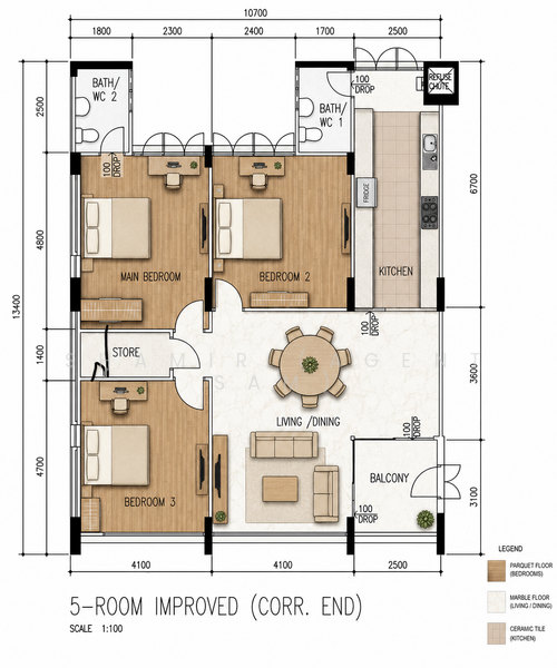 794 Yishun Ring Road, 794 Yishun Ring Road, 3 Bedrooms, 1,301 sqft, HDB Flat For Sale, by Shamir (Agent SAM), 500243715 - PropertyGuru.com.sg