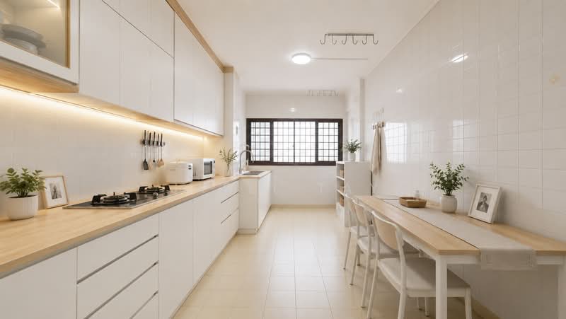 916 Tampines Street 91, 916 Tampines Street 91, 3 Bedrooms, 1,119 sqft, HDB Flat For Sale, by Jarel Tay, 500243729 - AI Kitchen - PropertyGuru.com.sg