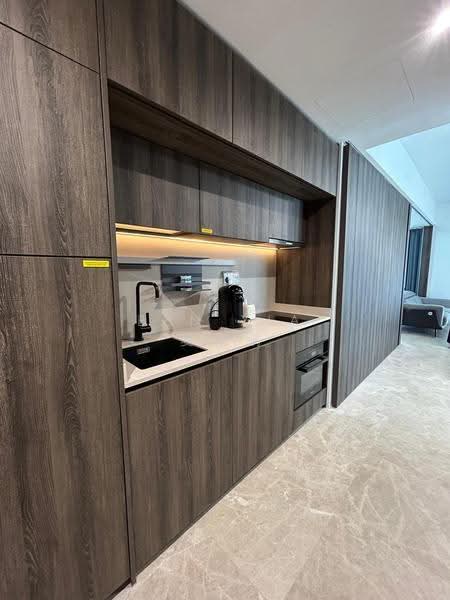 The Reef at King's Dock, 16 Harbourfront Avenue, 1 Bedroom, 592 sqft, Condominium For Rent, by Ben XIA 夏天鹏, 500243774 - Kitchen - PropertyGuru.com.sg