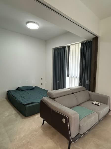 The Reef at King's Dock, 16 Harbourfront Avenue, 1 Bedroom, 592 sqft, Condominium For Rent, by Ben XIA 夏天鹏, 500243774 - Living Room - PropertyGuru.com.sg