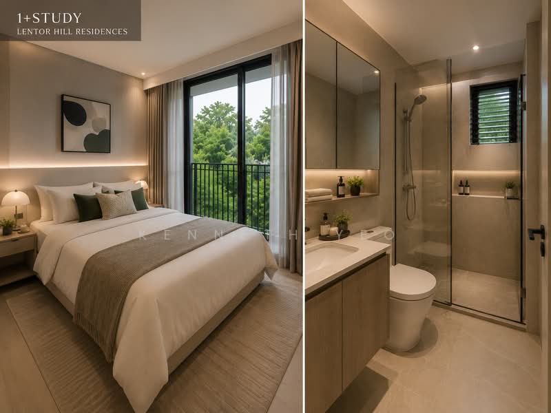 Lentor Hills Residences, 33 Lentor Hills Road, Mandai / Upper Thomson, 1 Bedroom, 570 sqft, Apartment For Sale, by Kenneth Yeo, 500243783 - Bedroom - PropertyGuru.com.sg
