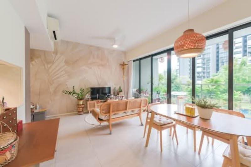 The Woodleigh Residences, Bidadari Park Drive, 3 Bedrooms, 1,076 sqft, Apartment For Rent, by Paige Mou, 500243793 - Living Room - PropertyGuru.com.sg