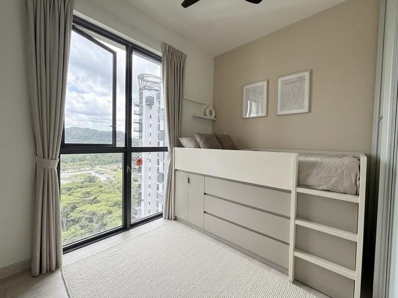 Foresque Residences, 107 Petir Road, 3 Bedrooms, 1,130 sqft, Condominium For Sale, by Eunice Cheah, 500243817 - Bedroom - AI staged - PropertyGuru.com.sg
