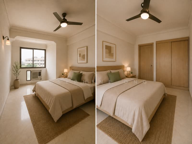 401 Serangoon Avenue 1, 401 Serangoon Avenue 1, 4 Bedrooms, 1,216 sqft, HDB Flat For Sale, by Josephine Ong, 500243836 - Master Bedroom - Impressions - PropertyGuru.com.sg