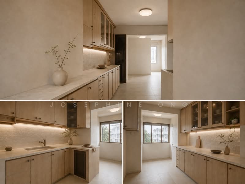 401 Serangoon Avenue 1, 401 Serangoon Avenue 1, 4 Bedrooms, 1,216 sqft, HDB Flat For Sale, by Josephine Ong, 500243836 - Kitchen - Impressions - PropertyGuru.com.sg