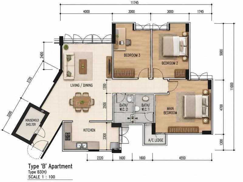 157D Rivervale Crescent, 157D Rivervale Crescent, 3 Bedrooms, 1,195 sqft, HDB Flat For Sale, by Dan Soon, 500243872 - PropertyGuru.com.sg