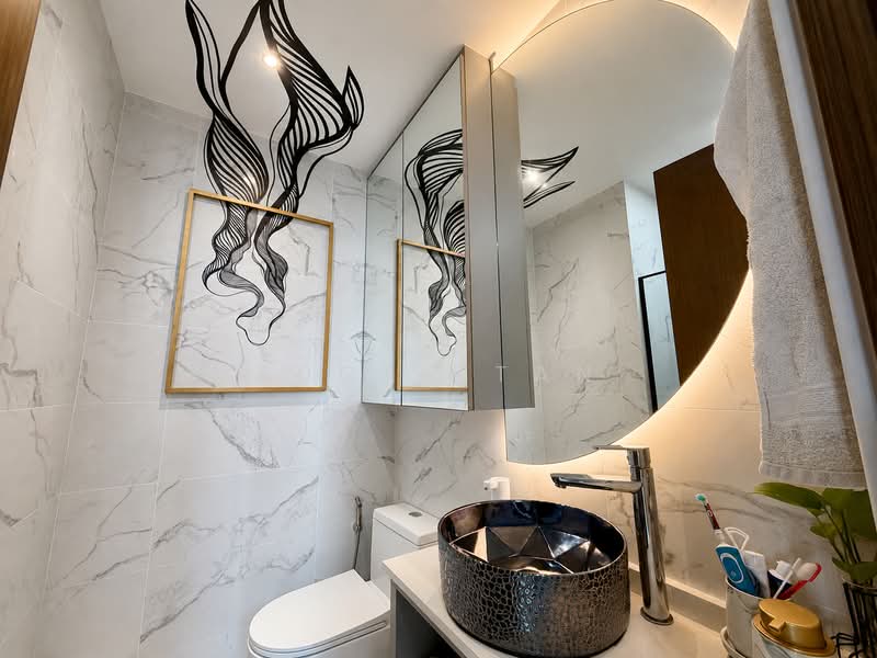 Foresque Residences, 107 Petir Road, 3 Bedrooms, 1,130 sqft, Condominium For Sale, by Eugen Tan, 500243880 - Bathroom - PropertyGuru.com.sg
