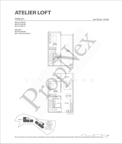 Pollen & Bleu, 15 Farrer Drive, 2 Bedrooms, 1,163 sqft, Condominium For Sale, by Vivian Ong, 500243888 - PropertyGuru.com.sg