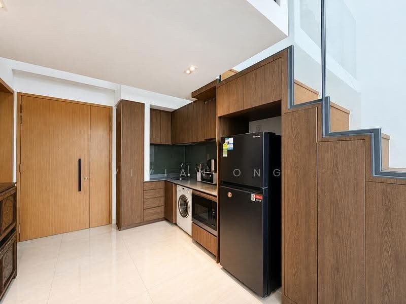 Pollen & Bleu, 15 Farrer Drive, 2 Bedrooms, 1,163 sqft, Condominium For Sale, by Vivian Ong, 500243888 - Kitchen - PropertyGuru.com.sg