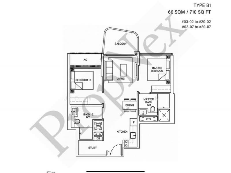 Coastline Residences, 7 Amber Road, 2 Bedrooms, 710 sqft, Condominium For Sale, by Jowell Lim, 500243907 - PropertyGuru.com.sg