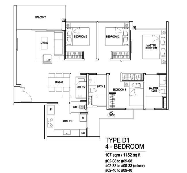 Bellewoods, 100 Woodlands Avenue 5, 4 Bedrooms, 1,152 sqft, Condominium For Rent, by James Li, 500243922 - PropertyGuru.com.sg