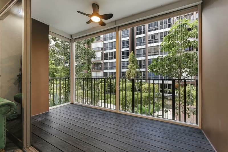 Bellewoods, 100 Woodlands Avenue 5, 4 Bedrooms, 1,152 sqft, Condominium For Rent, by James Li, 500243922 - Balcony - PropertyGuru.com.sg