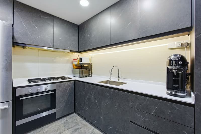 Bellewoods, 100 Woodlands Avenue 5, 4 Bedrooms, 1,152 sqft, Condominium For Rent, by James Li, 500243922 - Kitchen - PropertyGuru.com.sg
