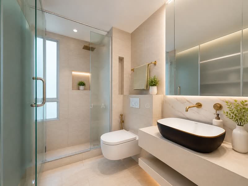 The Lakeshore, 31 Jurong West Street 41, 3 Bedrooms, 1,270 sqft, Condominium For Sale, by Jay Ng, 500243966 - Bathroom - PropertyGuru.com.sg