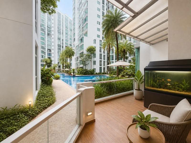 The Lakeshore, 31 Jurong West Street 41, 3 Bedrooms, 1,270 sqft, Condominium For Sale, by Jay Ng, 500243966 - Balcony - PropertyGuru.com.sg