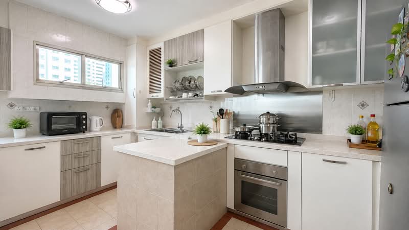 110D Punggol Field, 110D Punggol Field, Hougang / Punggol / Sengkang, 3 Bedrooms, 1,183 sqft, HDB Flat For Rent, by Serene Wang, 500244045 - Kitchen - PropertyGuru.com.sg