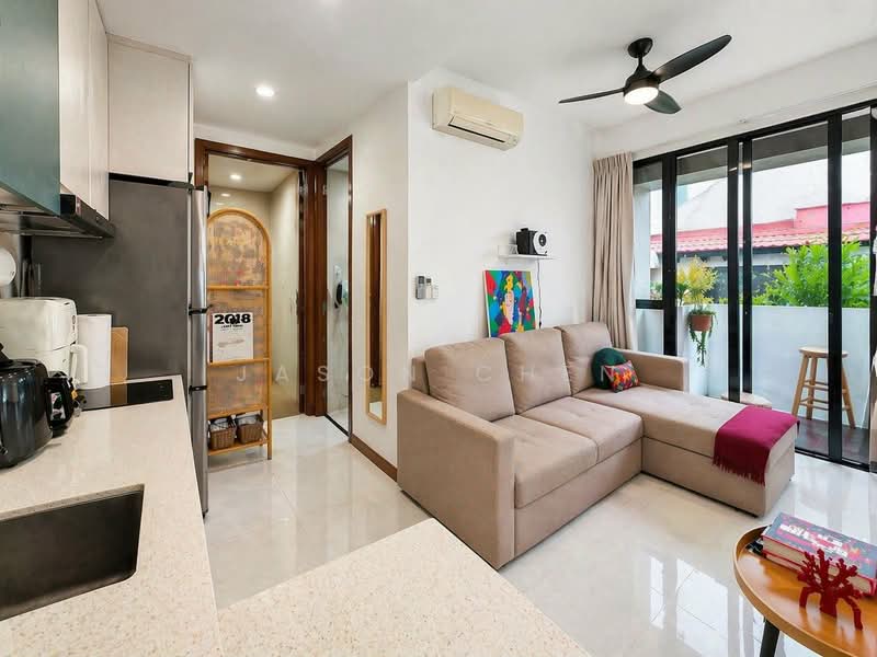 Qube Suites, 24 Jalan Punai, 2 Bedrooms, 419 sqft, Condominium For Rent, by Jason Chen, 500244060 - Living Room - PropertyGuru.com.sg
