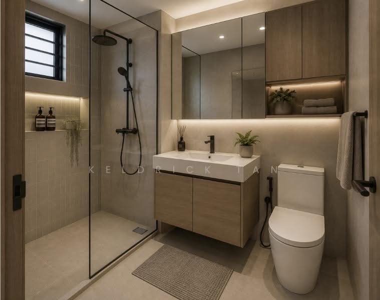 127 Ang Mo Kio Avenue 3, 127 Ang Mo Kio Avenue 3, 2 Bedrooms, 721 sqft, HDB Flat For Sale, by Keldrick Tan, 500244174 - Bathroom - PropertyGuru.com.sg
