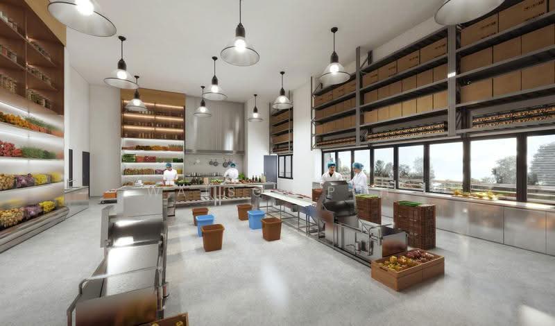 Food Vision @ Mandai, 21 Mandai Estate, 1,733 sqft, Factory / Workshop (B2) For Sale, by Watson Poh, 500244181 - Kitchen - CommercialGuru.com.sg