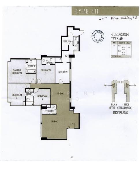 UE Square, 207 River Valley Road, 4 Bedrooms, 1,927 sqft, Condominium For Rent, by Cheryne Hoo, 500244200 - PropertyGuru.com.sg