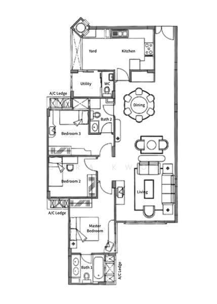 Changi Green, 712 Upper Changi Road East, Bedok / Upper East Coast, 3 Bedrooms, 1,216 sqft, Condominium For Rent, by Sara Kwon, 500244245 - PropertyGuru.com.sg