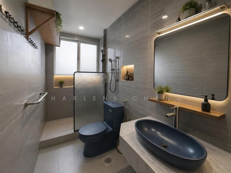 Sunbird View, 183A Sunbird Road, 3 Bedrooms, 1,356 sqft, Apartment For Sale, by Sharlene Chang, 500244252 - Master Bathroom - PropertyGuru.com.sg