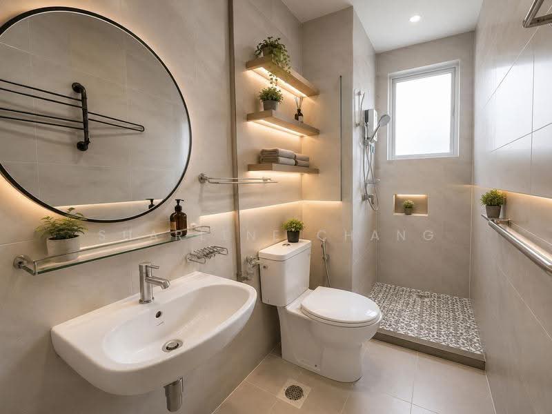 Sunbird View, 183A Sunbird Road, 3 Bedrooms, 1,356 sqft, Apartment For Sale, by Sharlene Chang, 500244252 - Common Bathroom - PropertyGuru.com.sg