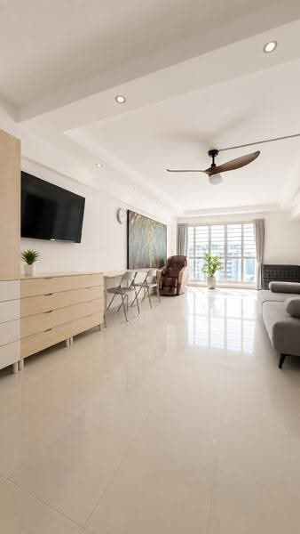 132 Edgedale Plains, 132 Edgedale Plains, Hougang / Punggol / Sengkang, 3 Bedrooms, 1,194 sqft, HDB Flat For Sale, by Khai ., 500244283 - Living Room - PropertyGuru.com.sg
