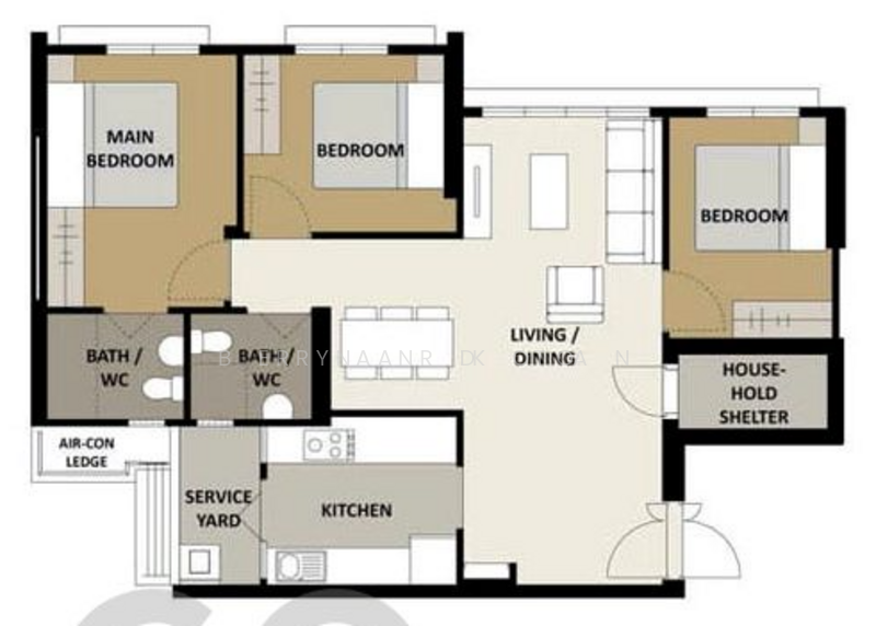 420D Northshore Drive, 420D Northshore Drive, 3 Bedrooms, 1,012 sqft, HDB Flat For Sale, by Ryan Koo, 500244311 - PropertyGuru.com.sg