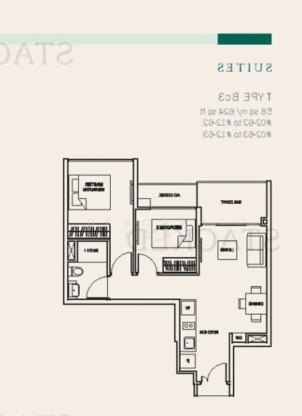 The Glades, 12 Bedok Rise, 2 Bedrooms, 624 sqft, Condominium For Sale, by Deborah Koh, 500244345 - PropertyGuru.com.sg