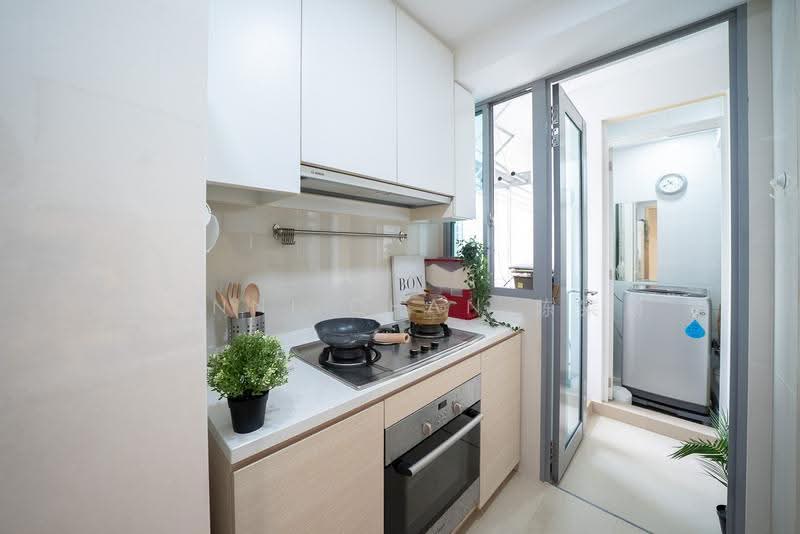 A Treasure Trove, 58 Punggol Walk, 3 Bedrooms, 1,044 sqft, Condominium For Rent, by Wanni Chan 陈寀颖, 500244351 - Kitchen - PropertyGuru.com.sg