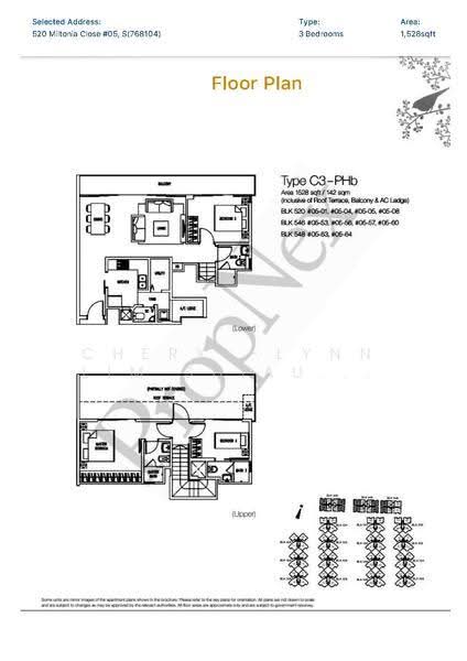 Miltonia Residences, 520 Miltonia Close, 3 Bedrooms, 1,528 sqft, Condominium For Sale, by Cheryl-Lynn Lim Shiau Wei, 500244368 - PropertyGuru.com.sg