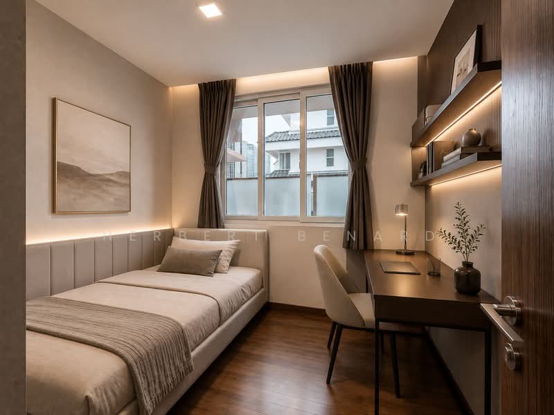 Novena Regency, 275 Thomson Road, 2 Bedrooms, 646 sqft, Condominium For Rent, by Herbert Benard, 500244390 - Bedroom - PropertyGuru.com.sg