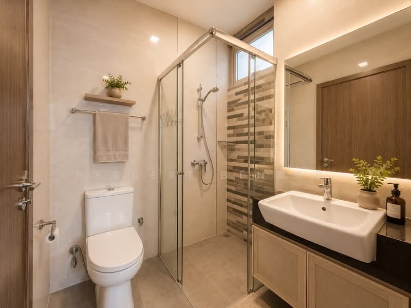 Novena Regency, 275 Thomson Road, 2 Bedrooms, 646 sqft, Condominium For Rent, by Herbert Benard, 500244390 - Bathroom - PropertyGuru.com.sg
