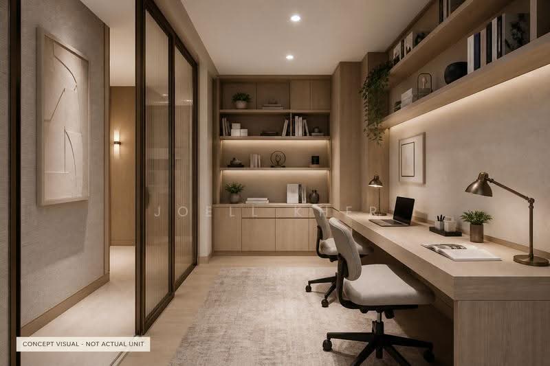 The Serra Residences, 7 Bassein Road, 4 Bedrooms, 1,335 sqft, Condominium For Sale, by Joell Kher, 500244434 - Study - PropertyGuru.com.sg