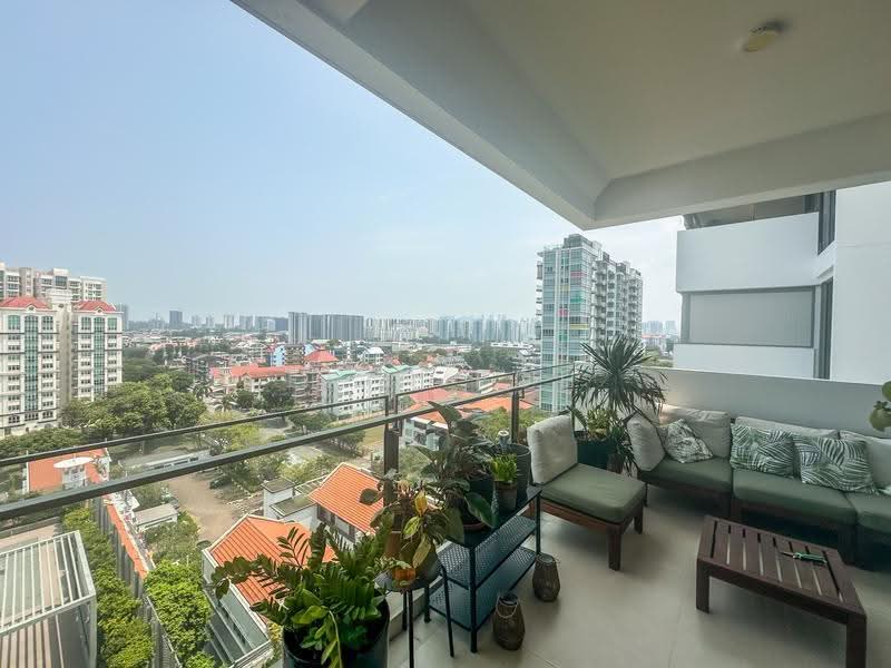 Katong Regency, 13 Tanjong Katong Road, 3 Bedrooms, 1,389 sqft, Condominium For Rent, by Erin Poh, 500244516 - Balcony - PropertyGuru.com.sg