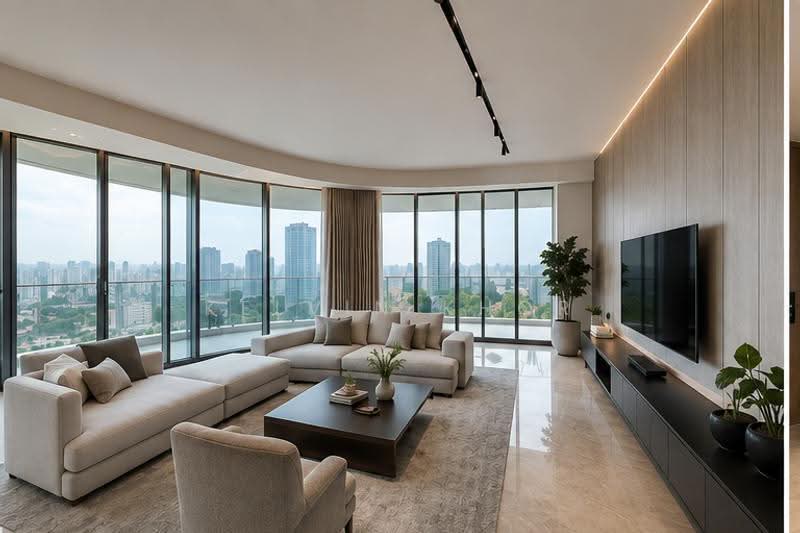 Saint Thomas Suites, 33 St Thomas Walk, Orchard / River Valley, 4 Bedrooms, 2,605 sqft, Condominium For Sale, by Kelvin Khor, 500244610 - Living Room - PropertyGuru.com.sg