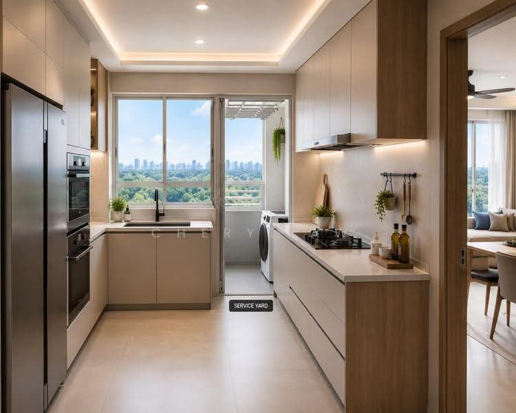 61C Strathmore Avenue, 61C Strathmore Avenue, Alexandra / Commonwealth, 2 Bedrooms, 753 sqft, HDB Flat For Sale, by Cheryl Aw, 500244633 - Kitchen (Artist's Impression) - PropertyGuru.com.sg