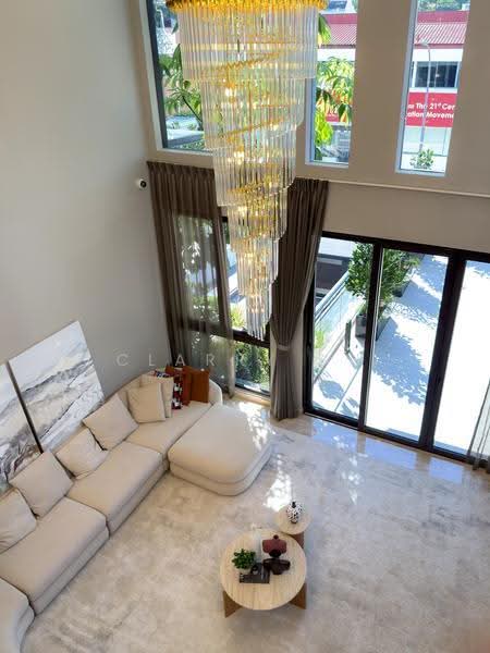 Semi-Detached @ Fernhill Road • Brand New • Stevens MRT ★Eminence Landed★, Fernhill Road, Orange Grove Road, Nassim Road, Tanglin / Holland / Bukit Timah, 6 Bedrooms, 7,441 sqft, Semi-Detached House For Sale, by Clarry Au, 500244637 - Living Room - PropertyGuru.com.sg