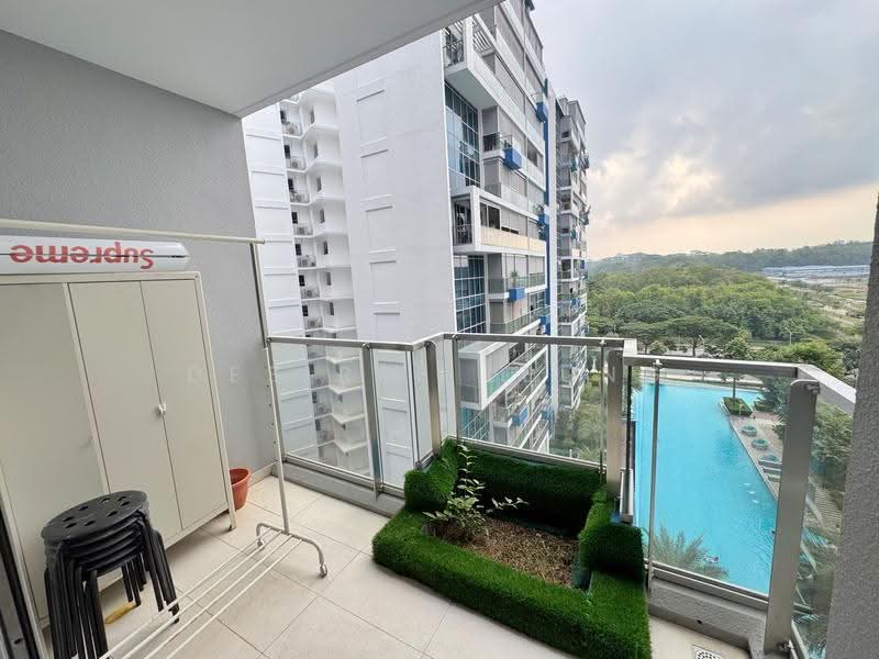 The Santorini, 21 Tampines Street 86, 2 Bedrooms, 732 sqft, Condominium For Sale, by Desiree Leung, 500244657 - Balcony (no west sun) - PropertyGuru.com.sg