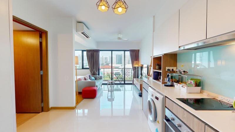 Kingsford Waterbay, 70 Upper Serangoon View, 1 Bedroom, 484 sqft, Condominium For Sale, by Derrick Ng, 500244678 - Living Room - PropertyGuru.com.sg