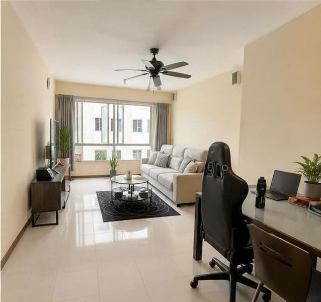Melville Park, 22 Simei Street 1, 2 Bedrooms, 958 sqft, Apartment For Rent, by Jennica Teo, 500244713 - Living Room - PropertyGuru.com.sg