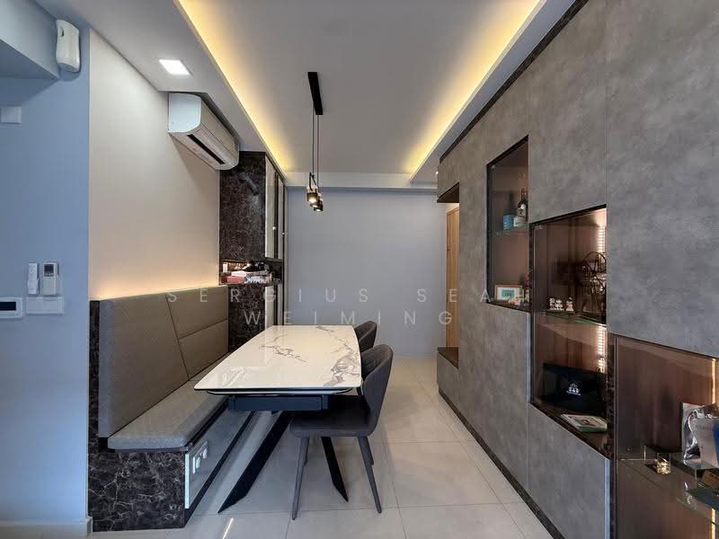 Hundred Palms Residences, 270 Yio Chu Kang Road, 3 Bedrooms, 915 sqft, Condominium For Sale, by Sergius Seah Weiming, 500244722 - Dining Room - PropertyGuru.com.sg