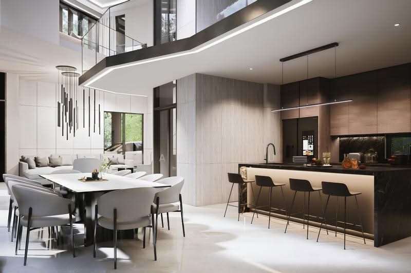 Brand New Detached @ Braddell Heights Estate • Lift & Pool • Bungalow Zone ★Eminence Landed★, Melrose Drive, Braddell Heights Estate, 6 Bedrooms, 6,000 sqft, Detached House For Sale, by Clarry Au, 500244780 - Kitchen - PropertyGuru.com.sg