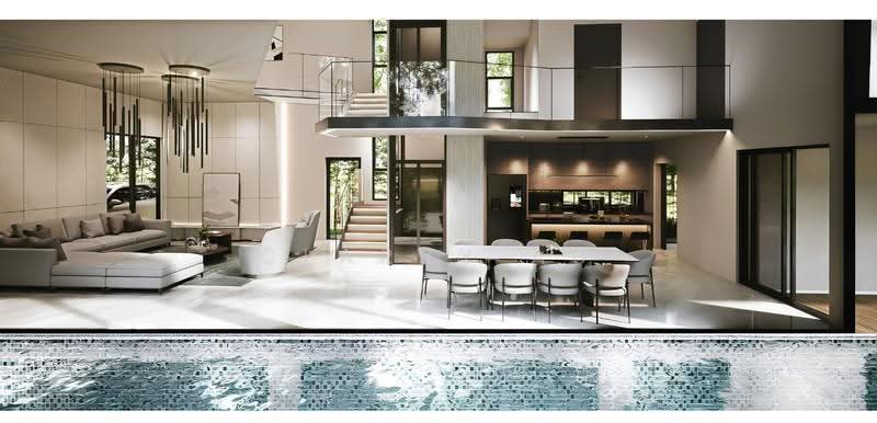 Brand New Detached @ Braddell Heights Estate • Lift & Pool • Bungalow Zone ★Eminence Landed★, Melrose Drive, Braddell Heights Estate, 6 Bedrooms, 6,000 sqft, Detached House For Sale, by Clarry Au, 500244780 - Living Room - PropertyGuru.com.sg