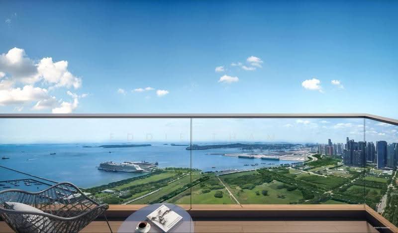 Sea View Living, Luxury 4 Bedroom Premium, One Marina Gardens, , 4 Bedrooms, 1,647 sqft, Condominium For Sale, by Eddie Tham, 500244800 - Balcony - PropertyGuru.com.sg