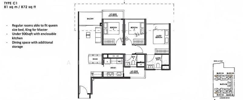 Lucerne Grand, Lakeside Drive, Boon Lay / Jurong / Tuas, 3 Bedrooms, 872 sqft, Condominium For Sale, by Albert Ang, 500244809 - PropertyGuru.com.sg