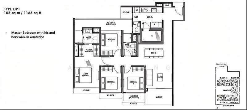 Lucerne Grand, Lakeside Drive, Boon Lay / Jurong / Tuas, 4 Bedrooms, 1,163 sqft, Condominium For Sale, by Albert Ang, 500244817 - PropertyGuru.com.sg