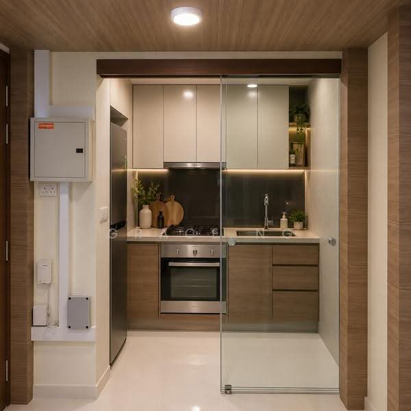 WhiteHaven, 332 Pasir Panjang Road, 3 Bedrooms, 840 sqft, Apartment For Sale, by Grace Ng, 500244839 - Kitchen - PropertyGuru.com.sg