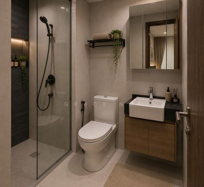WhiteHaven, 332 Pasir Panjang Road, 3 Bedrooms, 840 sqft, Apartment For Sale, by Grace Ng, 500244839 - Bathroom - PropertyGuru.com.sg